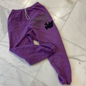 Freecity Superfluff Lux OG Sweatpants in Purple | Women's small